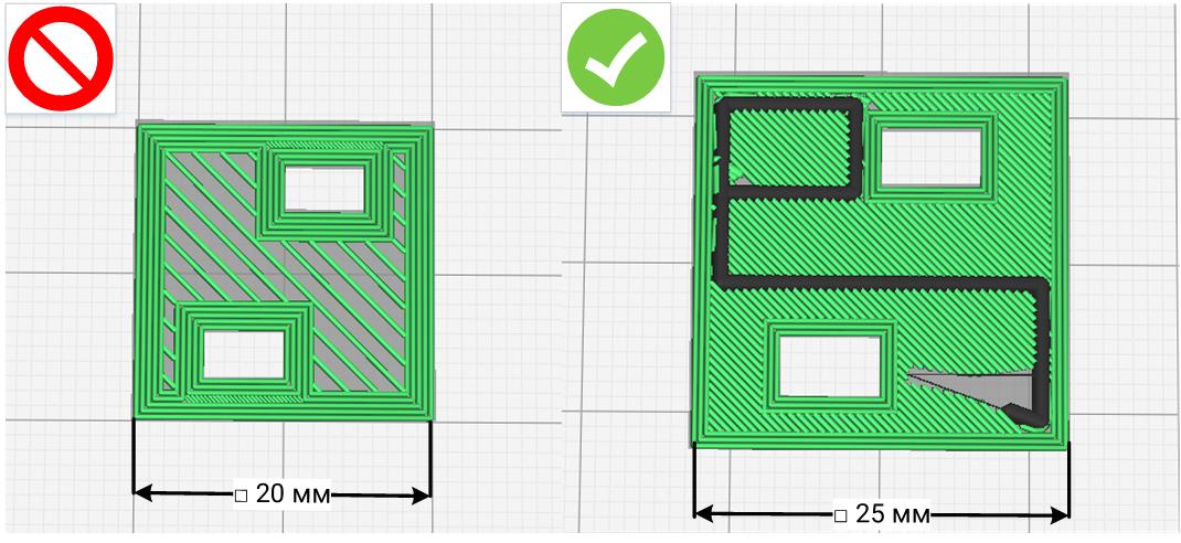 Печать с армированием непрерывным волокном - подготовка моделей ...